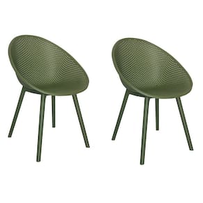 Kit com 2 Cadeiras para Jardim e Área Externa Drops Verde