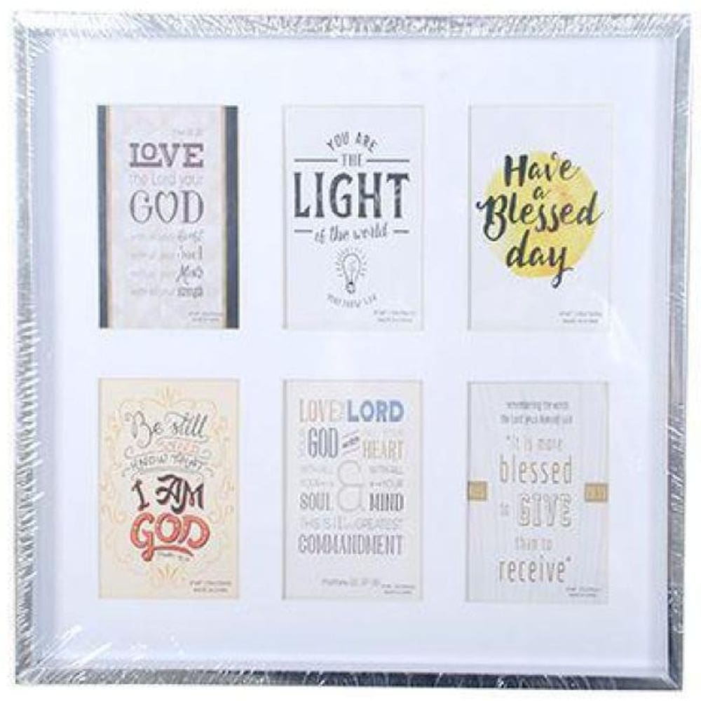 Quadro Para 6 Fotos  10X15 Square Pf-1165