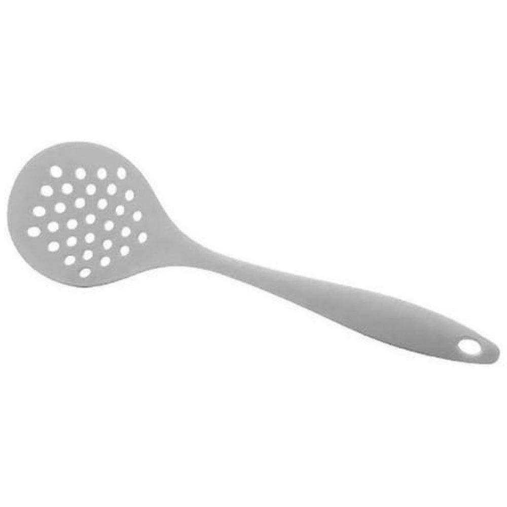 Escumadeira Silicone Cinza Mimo Sn22430G