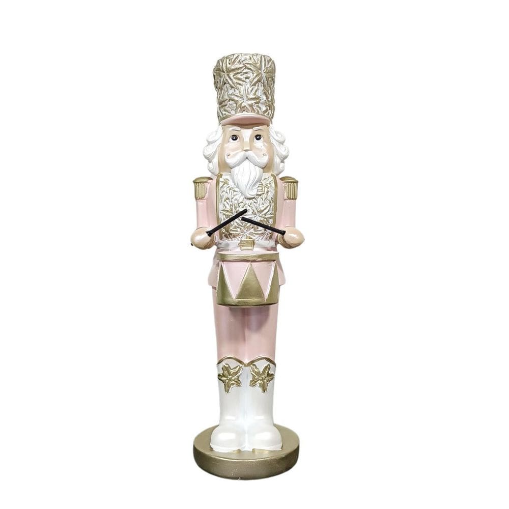 Boneco Quebra Nozes Rosa 25X8Cm Florarte