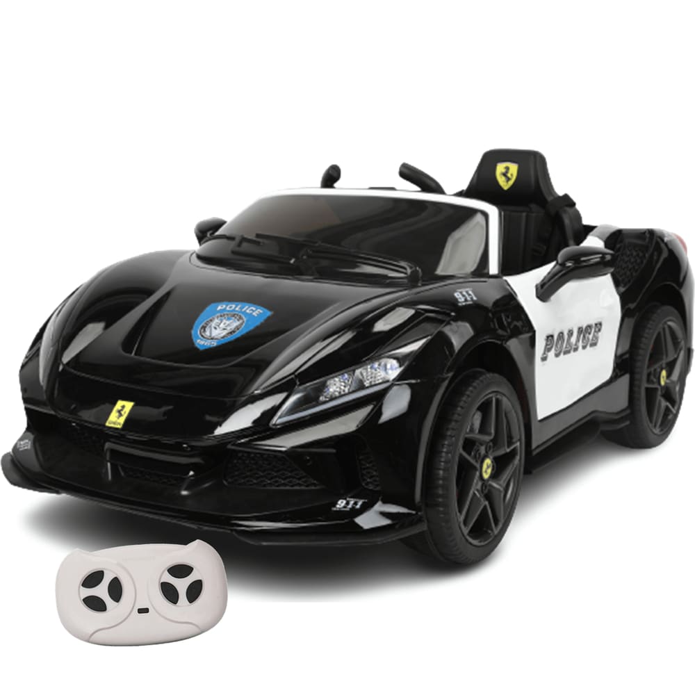 Carro Eletrico Ferrari F8 Tributo Sport Policia com Controle 12V