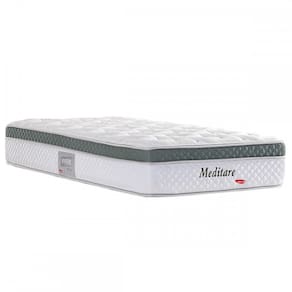 Colchão Solteiro 96 Meditare Osp D28 com Molas 96x203 Cinza - Herval