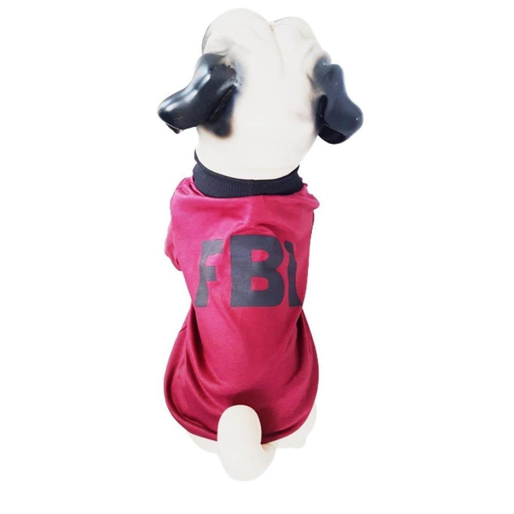 Camiseta Para Cachorro Fbi - 4