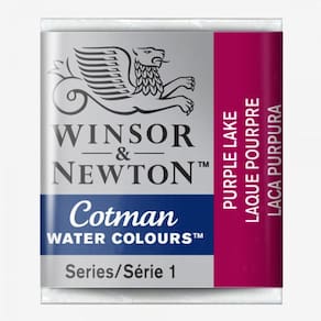 Aquarela Cotman W&N Purple Lake Half Pan 544