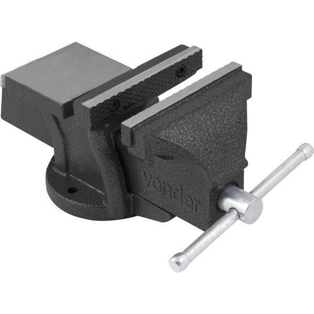 Torno Morsa De Bancada N.4 Fixo Abertura 75Mm Nodular Vonder