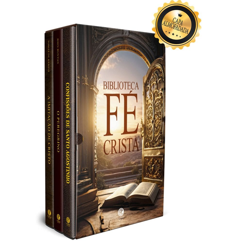 Biblioteca Fé Cristã - Box com 3 Livros - Edição de Luxo