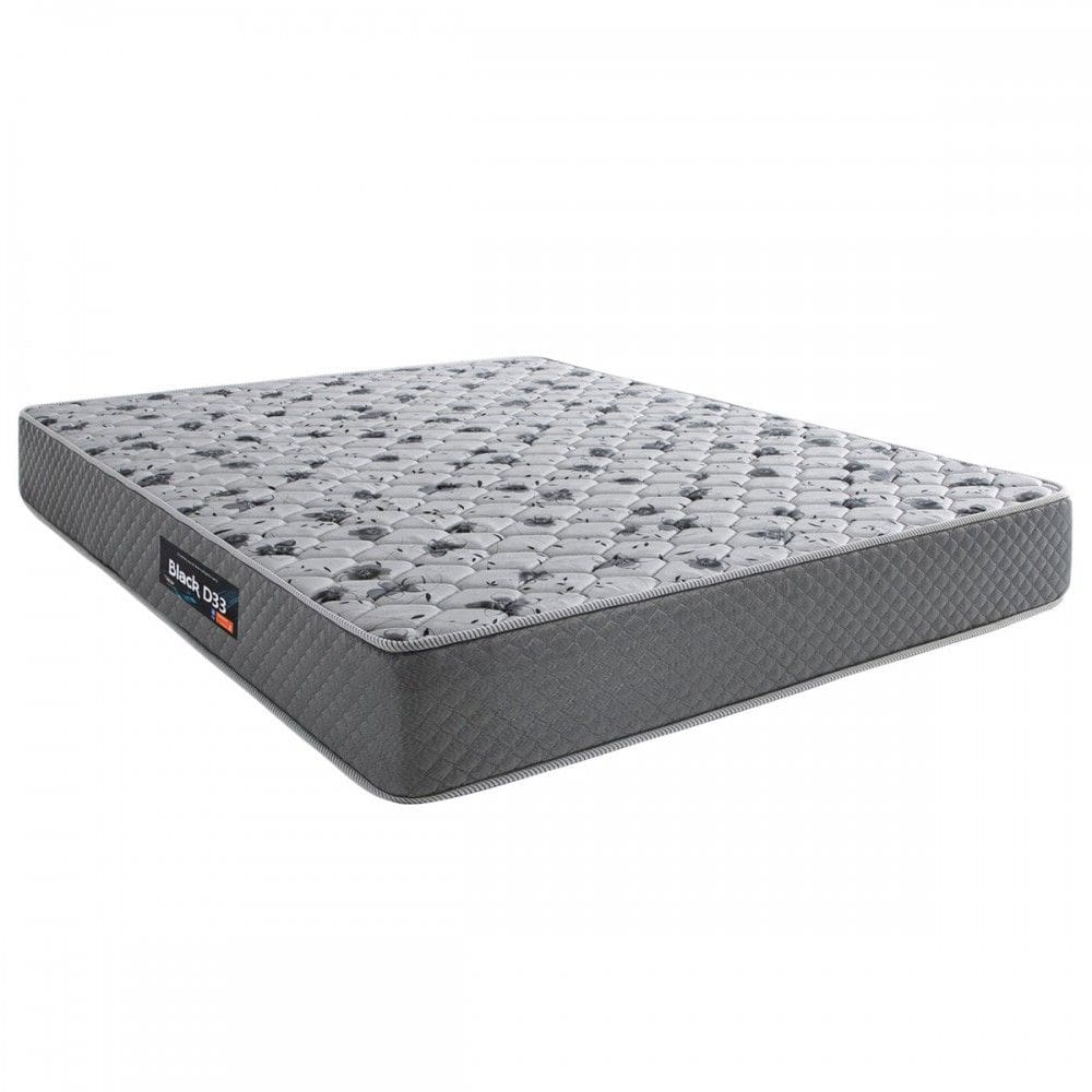 Colchão Casal 128 Black com Espuma D70 128x188 Cinza - Herval