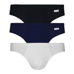 Kit C/3 Cuecas Slip Adulto Lupo 515-089
