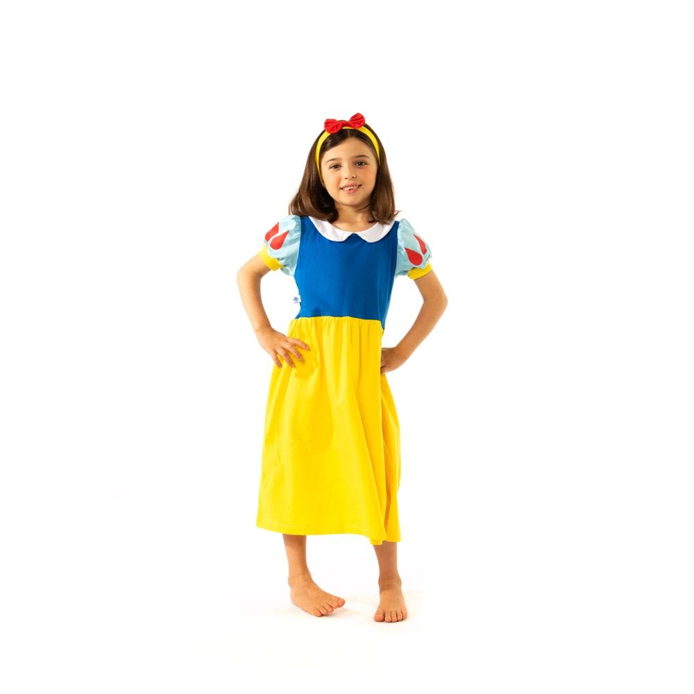 Fantasia Infantil Princesa Branca Tamanho: 10