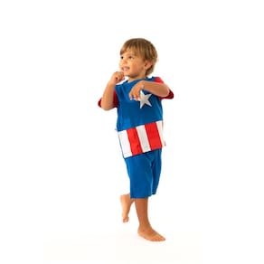 Fantasia Infantil Heroi Estrela Curto Tamanho: 1