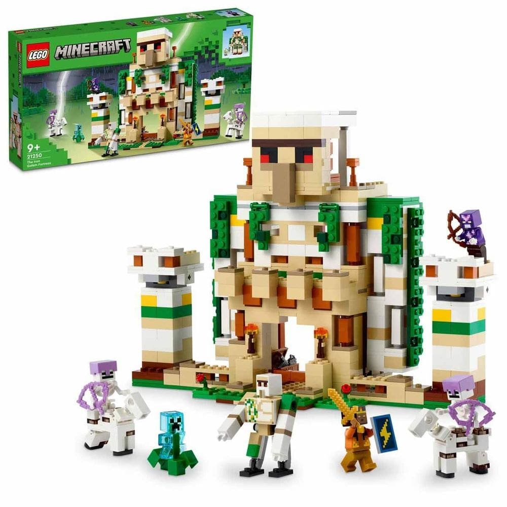 Brinquedo de construção LEGO Minecraft The Iron Golem Fortress 21250