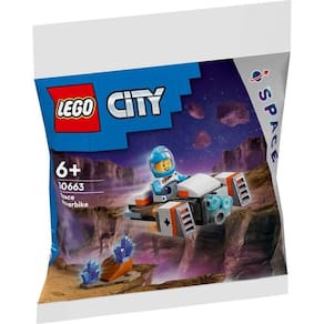 Conjunto promocional de sacos plásticos LEGO City Space Hoverbike 30663