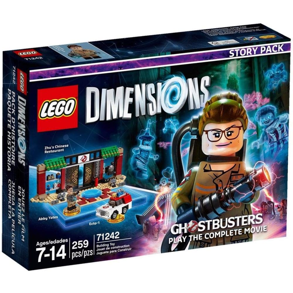 Pacote de histórias de brinquedo LEGO Dimensions Ghostbusters com Abby Yates