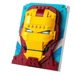 Brinquedo LEGO Brick desenha o Homem de Ferro com 204 peças