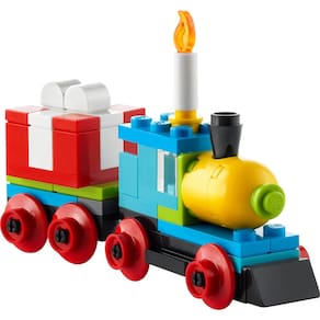 Trem de aniversário de brinquedo LEGO Creator 30642 58 peças de 6 anos ou mais