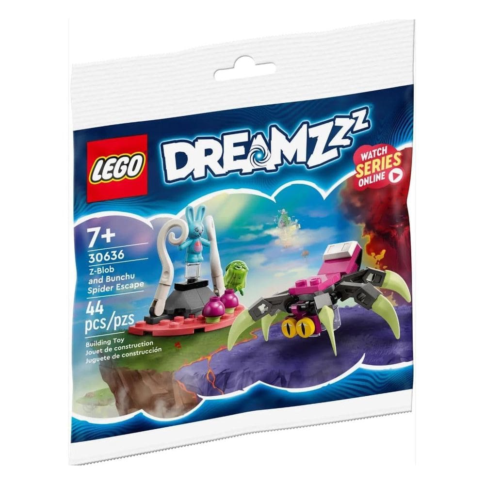 Brinquedos LEGO 30636 Z-Blob e Bunchu Spider Escape para crianças