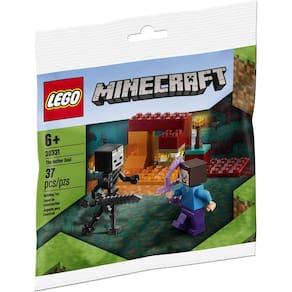 Brinquedo LEGO Minecraft The Nether Duel 30331 com Steve e Wither