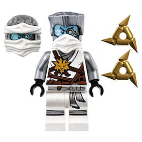 Figura LEGO LEGO Ninjago Zane Titanium 70588 Altura 5cm