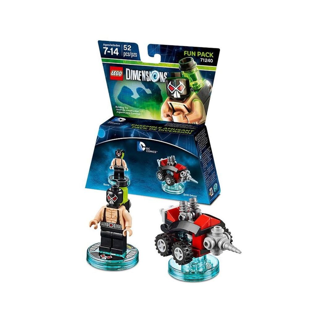 Pacote divertido LEGO Dimensions DC Bane para fãs de Bane