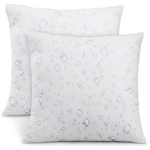 Almofada Inserts Utopia Bedding 20x20cm branca (pacote com 2)