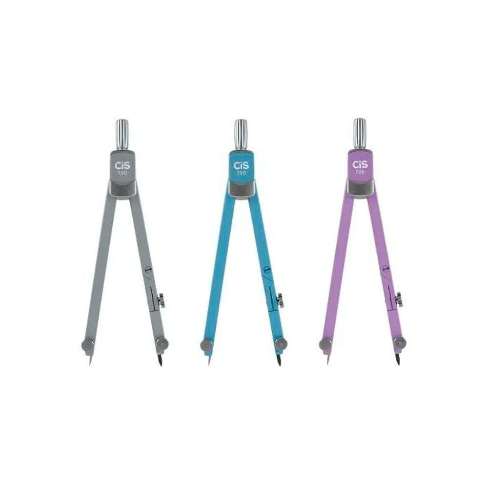 Compasso Metal com Grafite e Apontador C-190 - Cis