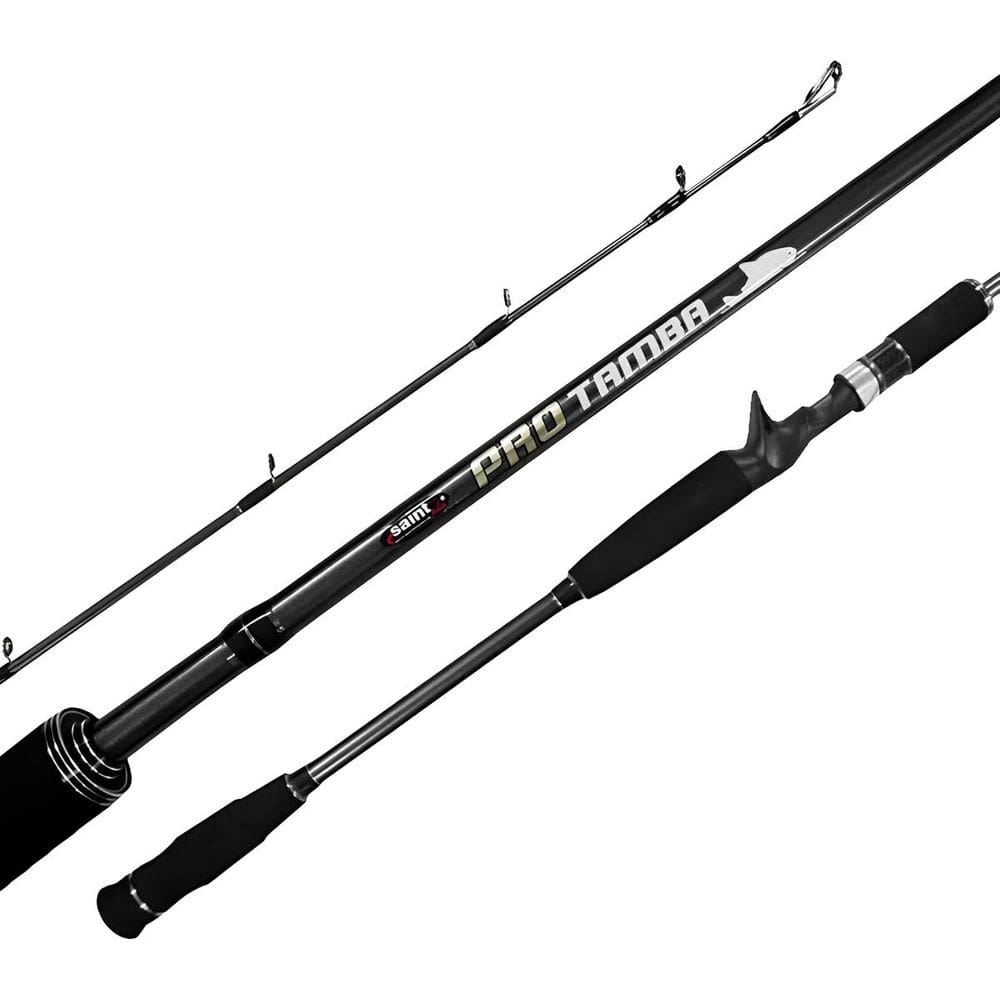 Vara Carretilha Saint Pro Tamba Cinza BC2402 25-50lb 2.40m 2 Partes Carbono IM6