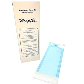 Envelopes Esterilização Hospflex 7x23 Papel Cirúrgico 100un