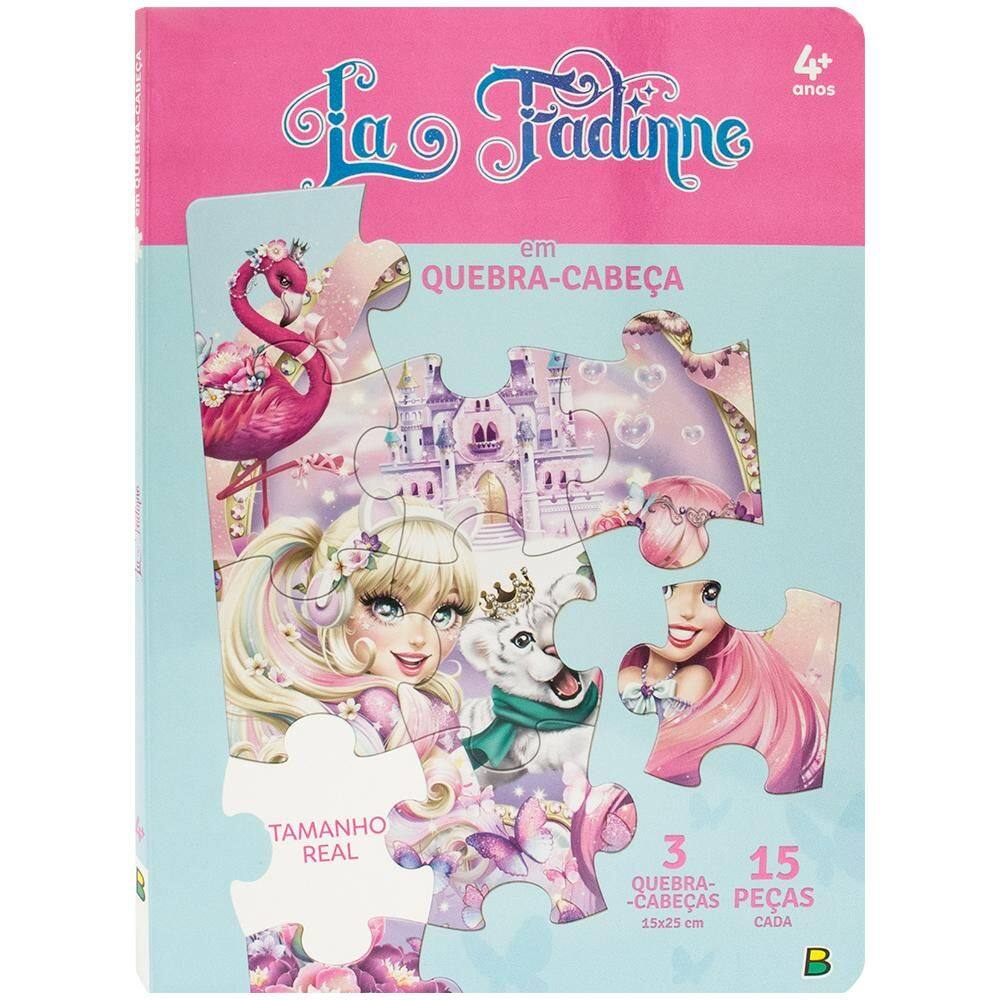 Livro quebra-cabeça mundo encantado: La Fadinne