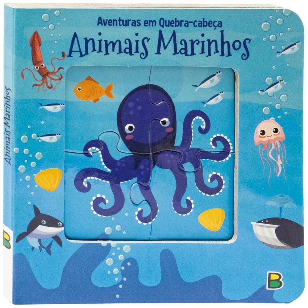 Aventuras Em Quebra-Cabeca: Animais Marinhos
