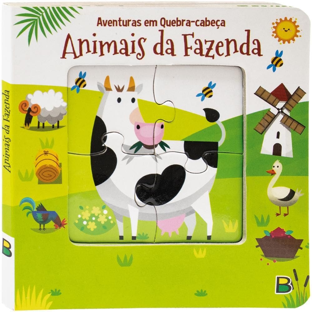Aventuras Em Quebra-Cabeca: Animais Da Fazenda