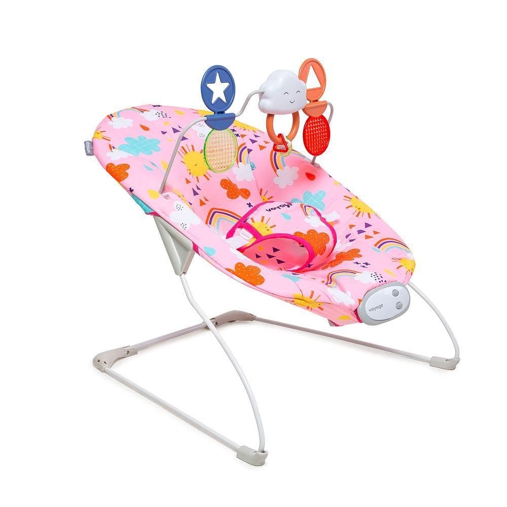 Cadeira de Descanso Bouncer Relax Rosa Solar - Voyage