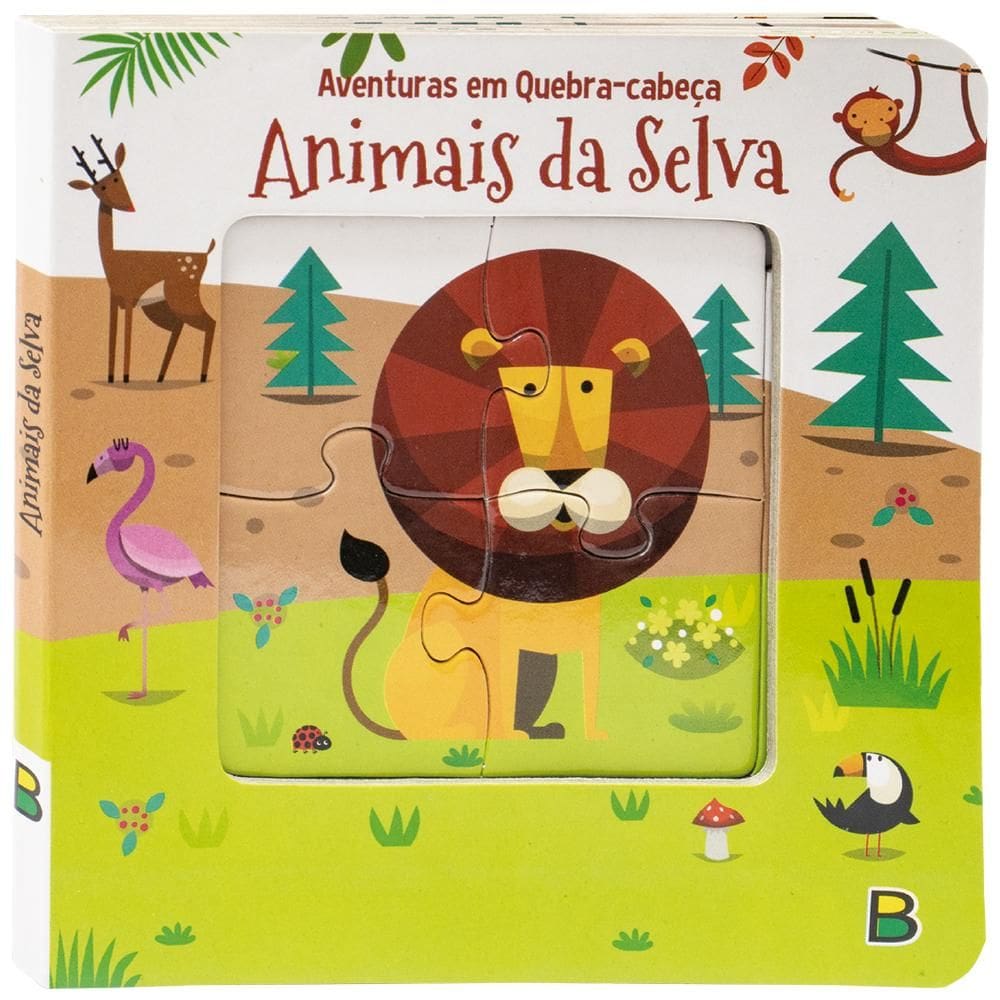 Aventuras Em Quebra-Cabeca: Animais Da Selva
