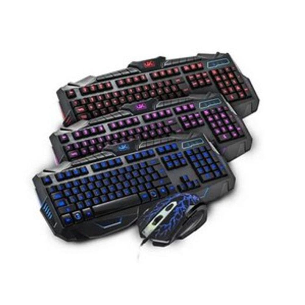 Teclado E Mouse Gamer V 100 Preto