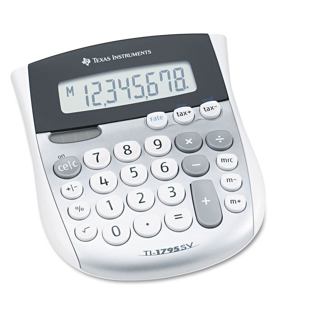 Função padrão da calculadora Texas Instruments TI-1795 SV