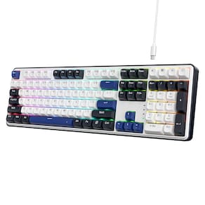 Teclado para jogos Redragon K689 Wired Gasket RGB 104 teclas