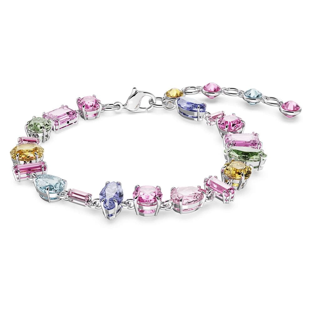 Pulseira Swarovski Gema Soft com cristais multicoloridos