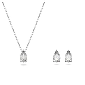 Conjunto de joias Swarovski Stilla Attract com colar e brincos