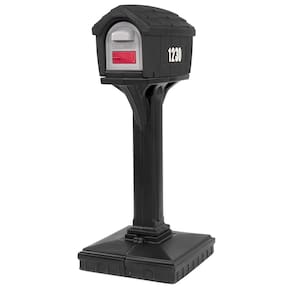 Caixa de correio American Home da Simplay3 Dig-Free Easy Up Black
