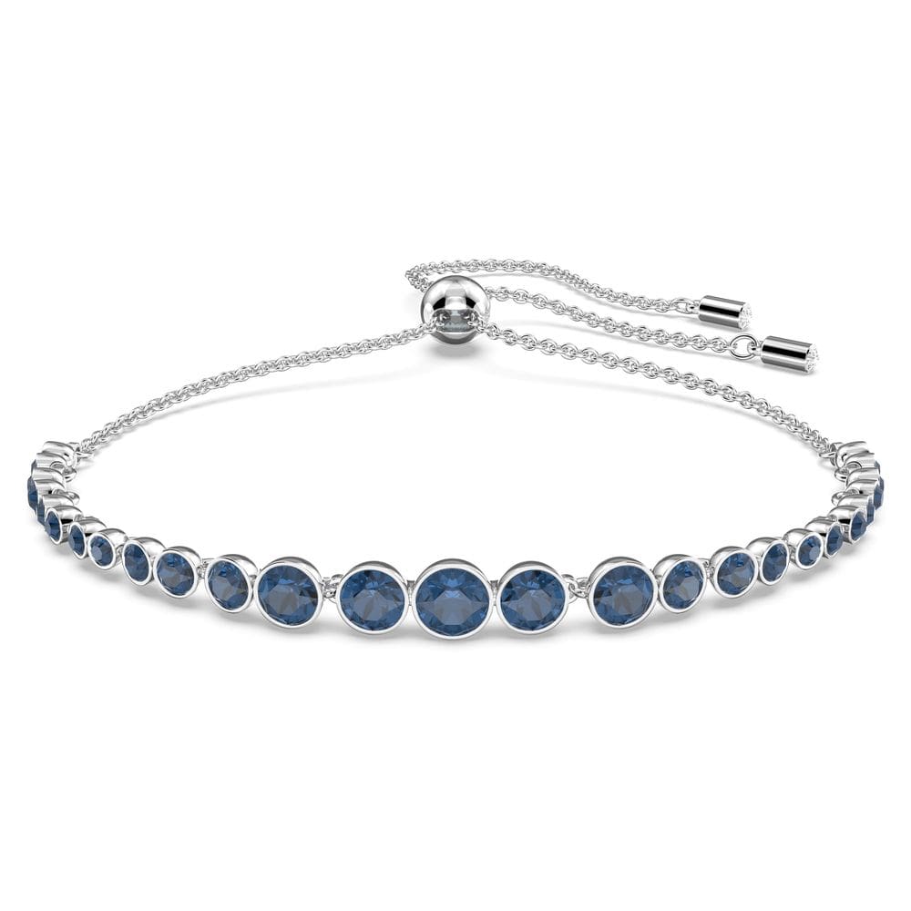 Pulseira SWAROVSKI Imber Emily com cristais azuis redondos