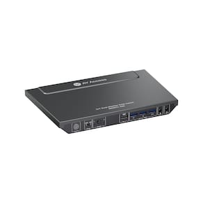 Switch KVM AV Access 2 monitores e 2 computadores com hub USB 3.0 4K