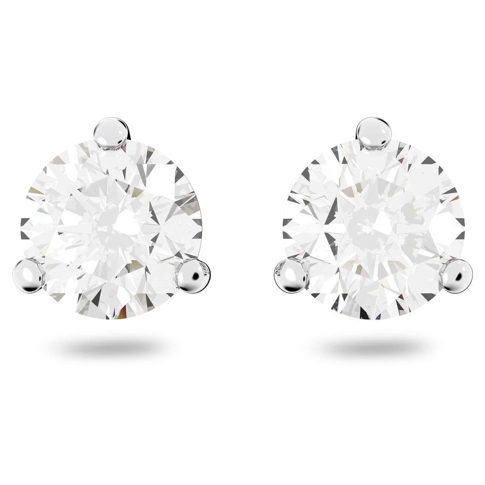 Brincos Coleção Swarovski Stilla com cristais transparentes