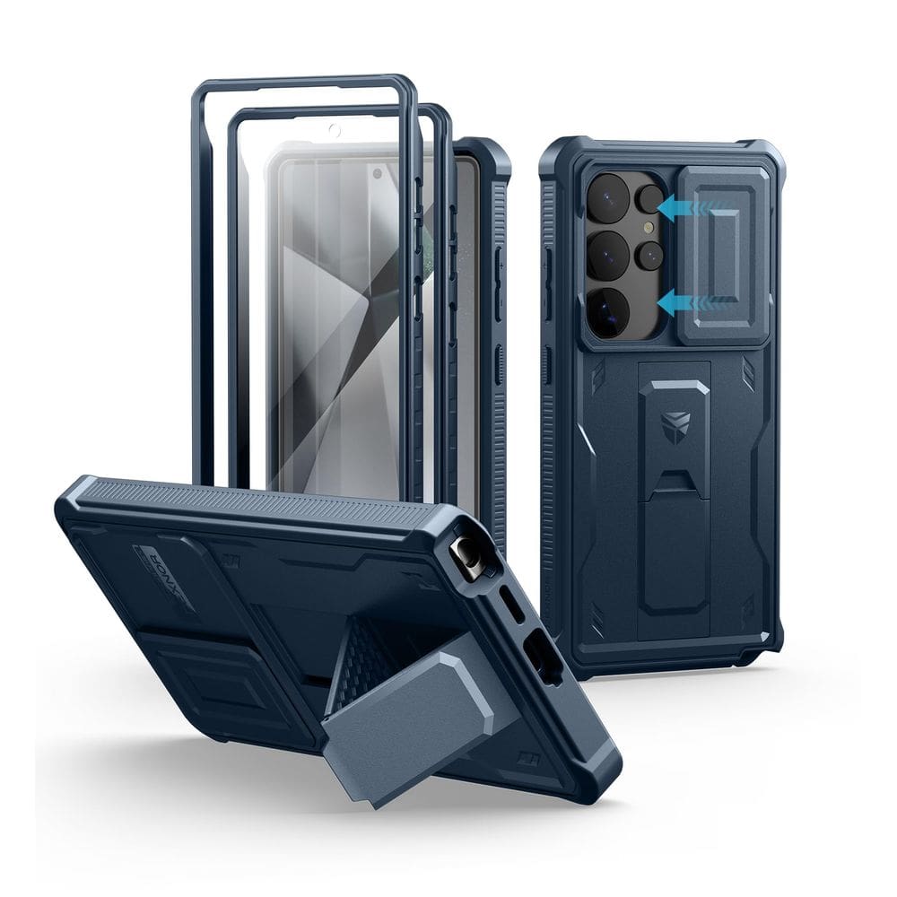 Capa Dexnor para Samsung Galaxy S25 Ultra com capa de câmera deslizante