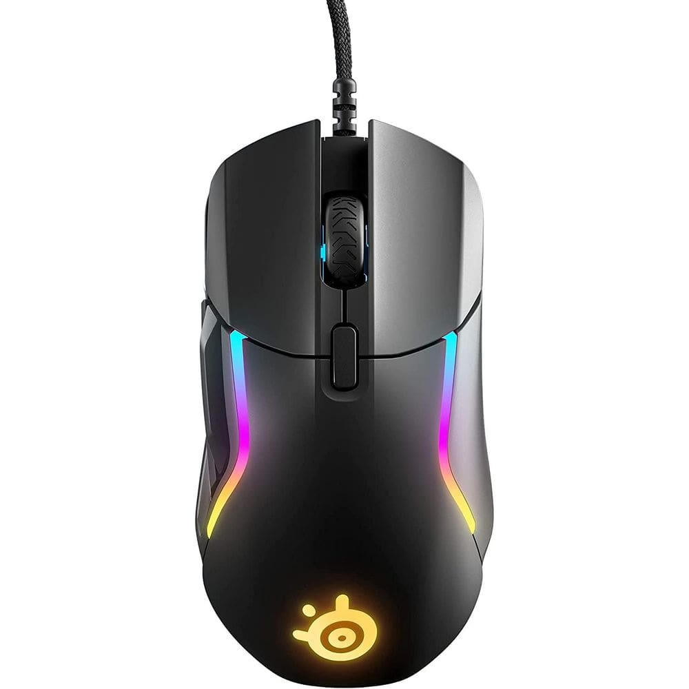 Mouse para jogos SteelSeries Rival 5 85g 9 botões de programação