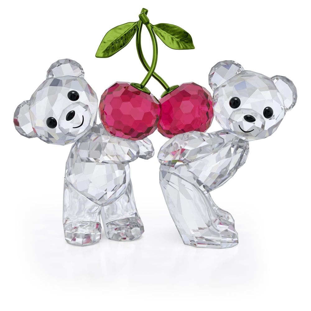 Estatueta Swarovski Kris Bear Always Together com cristais