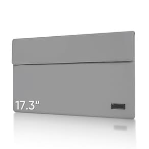 Bolsa de manga para monitor portátil ARZOPA 17,3 polegadas cinza