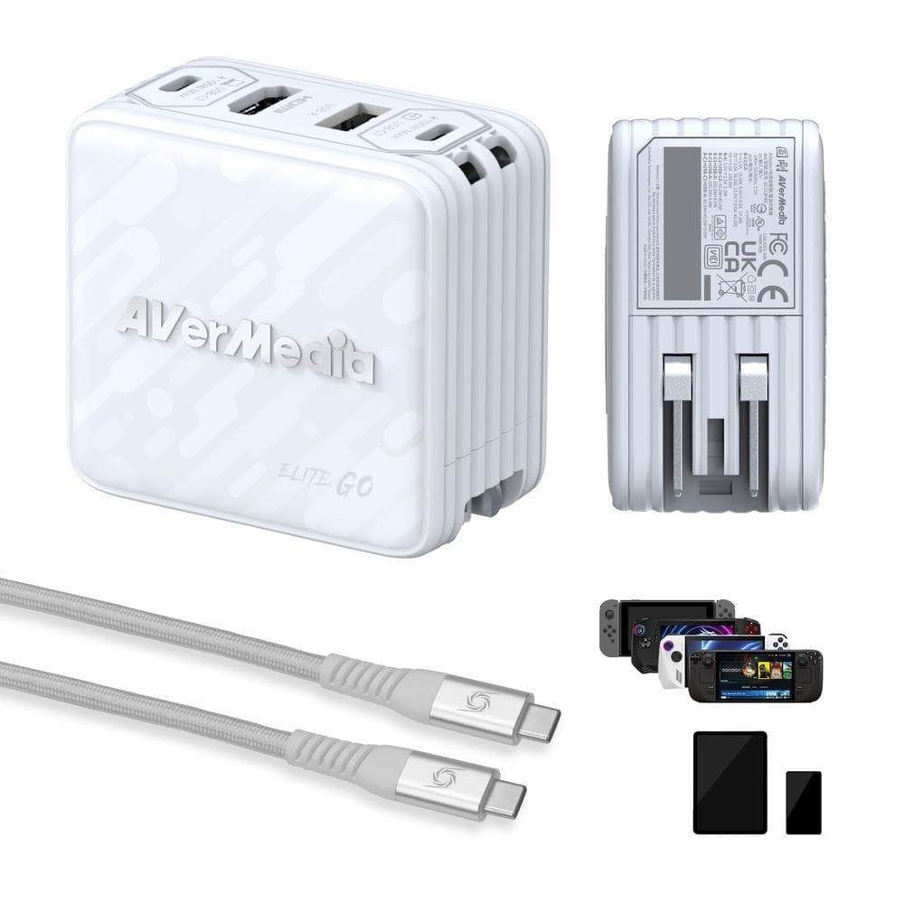 Placa de captura AVerMedia GC313Pro 1080p60 HDMI com carregador 100W