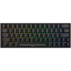 Teclado para jogos Hyekit Irock ND63 PRO 63 teclas com fio RGB
