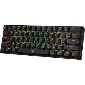 Teclado para jogos Redragon K630 Dragonborn 60% RGB Brown Switch