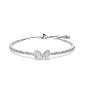 Pulseira Swarovski Mesmera com pedras transparentes de corte misto