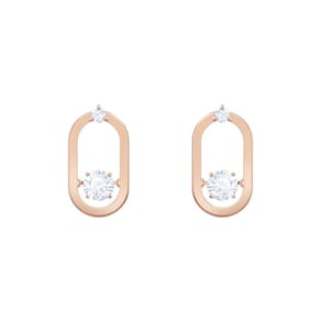 Brincos Swarovski Sparkling Dance com cristais flutuantes